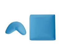 Cuscino da meditazione, forma ergonomica, con imbottitura in cotone, set da | Rivestimento in velluto per yoga o meditazione seduta, lavabile in lavatrice, per adulti, cuore e quadrato, peso totale 10 kg