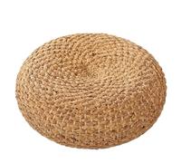 Cuscino da Meditazione futon Addensato Cuscino da Meditazione Rotondo in Rattan Tatami Cuscino Kowtow Intrecciato in Paglia Decorazioni for la casa per Yoga e Mindfulness(Type3)