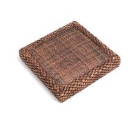 Cuscino da meditazione quadrato intrecciato a mano, cuscino da pavimento for meditazione, cuscino da pavimento in paglia, pouf, cuscino da yoga in tatami, tappetino da pavimento, cuscino da pavimento