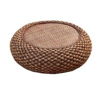 Cuscino da meditazione rotondo fatto a mano in tatami, cuscino da pavimento, cuscino da meditazione in tatami intrecciato a mano, cuscino da meditazione zen yoga intrecciato a mano for tatami, seduta