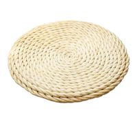 Cuscino da meditazione rotondo in tatami intrecciato a mano, cuscino da pavimento, cuscino da meditazione in tatami in stile giapponese, cuscino da meditazione zen yoga intrecciato a mano for tatami,