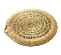 Cuscino da meditazione rotondo intrecciato a mano, cuscino da pavimento for meditazione, cuscino da pavimento in paglia, pouf, cuscino da yoga in tatami, tappetino da pavimento, cuscino da pavimento i