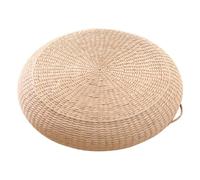 Cuscino da meditazione rotondo intrecciato a mano, cuscino da pavimento for meditazione, cuscino da pavimento in paglia, pouf, cuscino da yoga in tatami, tappetino da pavimento, cuscino da pavimento i