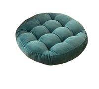 Cuscino da pavimento Cuscini grandi rotondi Posti a sedere for Yoga Tatami(Water blue,42cm)