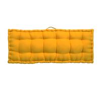 Cuscino da pavimento Futon colore giallo 40x120 cm Giallo