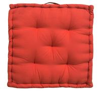 Cuscino da pavimento Futon colore rosso 60x60 cm Rosso