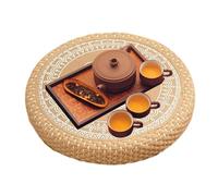 Cuscino da pavimento per meditazione, morbido, stile boho, rotondo, stabile | Cuscini da meditazione per soggiorno, camera da letto, studio, sala da tè, finestra a golfo, tavolo da tè, yoga
