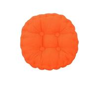 Cuscino da pavimento quadrato rotondo for casa Futon Tatami Mat Grande cuscino sedia ufficio morbido addensato Per Yoga(Round-Orange)