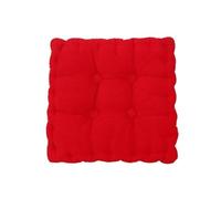 Cuscino da pavimento quadrato rotondo for casa Futon Tatami Mat Grande cuscino sedia ufficio morbido addensato Per Yoga(Square-Red)