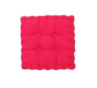Cuscino da pavimento quadrato rotondo for casa Futon Tatami Mat Grande cuscino sedia ufficio morbido addensato Per Yoga(Square-Pink)