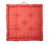 Cuscino da pavimento rosso 45x45x10 cm Rosso