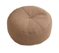 Cuscino da pavimento, spesso, per finestre, per meditazione, yoga, decorativo, per soggiorno, tatami, camera da letto (marrone, rotondo)
