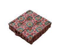 Cuscino Da Pavimento Trapuntato Con Maniglia, Spesso, Ideale Per Meditazione,