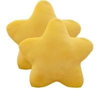 Cuscino da stella da 2 pezzi, cuscino da peluche a forma di stella da 12 pollici, simpatico di divano decorativo soffice per vivere, sala da gioco per la camera da letto, arre
