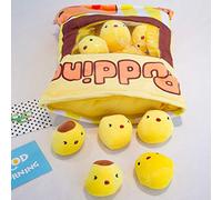 Cuscino da Tiro Super Morbido e Carino con Gatti con 8 Mini Bambole Giocattoli All'interno, Comodo per Bambini e Adulti, Regalo Perfetto per Compleanno o Anniversario (Come mostrato1)