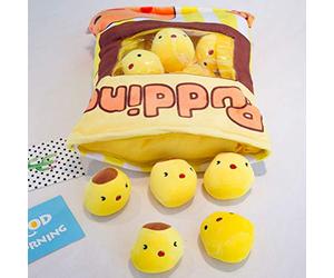 Cuscino da Tiro Super Morbido e Carino con Gatti con 8 Mini Bambole Giocattoli All'interno, Comodo per Bambini e Adulti, Regalo Perfetto per Compleanno o Anniversario (Come mostrato1)