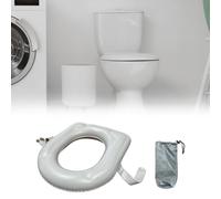 Cuscino da toilette gonfiabile piegato comodo per gli anziani in aereo da