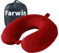 Cuscino Da Viaggio, 100% Pura Memory Foam, Cuscino per Il Collo a Forma Di U, Su