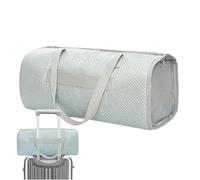 Cuscino Da Viaggio A Poggiapiedi Gonfiabile, Morbido Tappetino Per Sonno Portatile Con Borsa Da Bagliore, Design Pieghevole Leggero 1 Set, Per Aereo, Auto, Campeggio, Viaggi Per Il Fine Settima