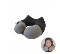 CUSCINO DA VIAGGIO AUTO GONFIABILE BAMBINI COLLO POMPA MEMORY FOAM BAMBINO KLW01