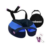 Cuscino da viaggio Cabeau The Neck's Evolution TNE S3 in memory foam per aereo - Cuscino da viaggio con cinghie di fissaggio - Supporto a 360 gra