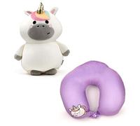 Cuscino da Viaggio con Peluche 2 in 1 - Astra l'Unicorno - Swapseazzz