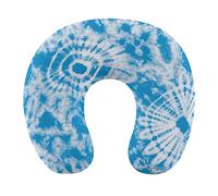 Cuscino da viaggio con supporto per il collo, cuscino per il volo in auto super morbido per il riposo, cuscino per il collo a forma di U con stampa 3D in memory foam per viaggi all'aperto a casa, comp