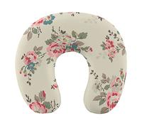 Cuscino da viaggio con supporto per il collo, cuscino per il volo in auto super morbido per il riposo, cuscino per il collo a forma di U con stampa 3D in memory foam per viaggi all'aperto a casa, comp