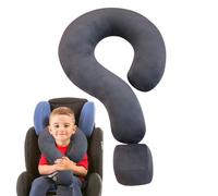 Cuscino da Viaggio creativo a Forma di U, Cuscino da Viaggio per Supporto del Collo, Grande Cuscino Contorno Punto Interrogativo 21,65 Pollice Cuscino Multifunzionale Supporto del Collo e della Testa