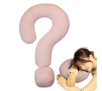 Cuscino da viaggio creativo a forma di U | Grande cuscino contorno punto interrogativo 55 cm, supporto multifunzionale per collo e testa, morbido per dormire in viaggio