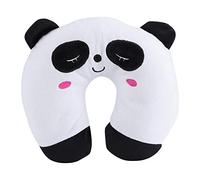Cuscino da Viaggio Cuscino da Viaggio Elastico a Forma di U, Cuscino per Collo Seggiolino Auto per Viaggiare, Cuscino per Aeroplano Poggiatesta, Cuscino per Aeroplano con Animali Carini,(Panda)