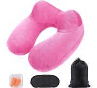 Cuscino Da Viaggio Gonfiabile,Cuscino Da Viaggio Collo Da Compatto Con Federa La