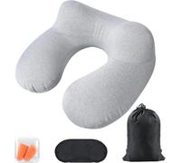 Cuscino Da Viaggio Gonfiabile,Cuscino Da Viaggio Collo Da Compatto Con Federa La