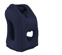 Cuscino da viaggio gonfiabile e portatile - Multi-Use Chin Neck Support Cushion for Airplane, Train, Office, Home, Camping & Outdoor Sleeping (Blue)