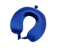 Cuscino da viaggio in 100% seta di gelso, cuscino da viaggio in vera seta, per alleviare il dolore, per dormire, cuscino da viaggio antirughe, prodotto negli Stati Uniti (blu navy)
