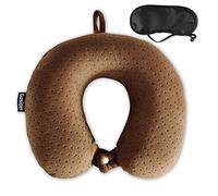 Cuscino da viaggio in memory foam, comodo cuscino da viaggio a forma di U, supporta collo e testa per alleviare la fatica, cuscino cervicale portatile, adatto per aerei, treni, auto semoventi