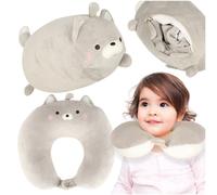 Cuscino da viaggio magico 2 in 1 mascotte gattino bretzel