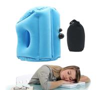 Cuscino da viaggio per aereo, cuscino gonfiabile per il collo Cuscino per | Supporto per la testa Portatile Leggero Compatto Morbido Traspirante Regola Cielo azzurro