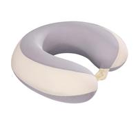 Cuscino da viaggio per il collo | Cuscino cervicale a forma di U per viaggi - Supporto ergonomico per la testa con cuscino traspirante in seta fredda per giornate calde viaggi su strada
