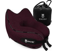Cuscino da viaggio per il collo SNUGL - Cuscino per aereo in memory foam - Cuscino da volo | Cuscino da viaggio con supporto per il collo con bor