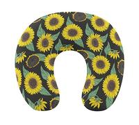 Cuscino da viaggio per supporto collo, cuscino da volo per auto super morbido per il riposo, memory foam Decor con stampa 3D Cuscino per collo a forma di U per viaggi all'aperto a casa, compatibile co