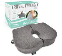 Cuscino da viaggio pieghevole di alta qualit per il coccige - per alleviare il dolore alla parte bassa della schiena, sciatico, ai glutei e al c