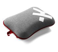 SKROSS - Travel Pillow - Cuscino da Viaggio Ultra Comodo in Memory Foam 100% PU - Fodera Lavabile - Uso Aereo Treno Macchina - Colore Grigio