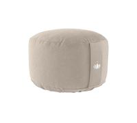 Lotuscrafts Cuscino da Meditazione, Altezza Seduta 20 cm, Modello Lotus Rotondo, Cuscino da Yoga, Fodera in Cotone Biologico (Kba) Lavabile, Imbottitura in Pula di Farro Bio, Certificato GOTS