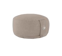 LOTUSCRAFTS Cuscino da meditazione, altezza seduta 15 cm, modello Lotus rotondo, cuscino da yoga, cuscino yoga, fodera in cotone lavabile, imbottitura in farro, certificato GOTS, logo ricamato