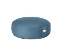 Lotuscrafts Cuscino da Meditazione, Altezza Seduta 10 cm, Modello Lotus Rotondo, Cuscino da Yoga, Cuscino Yoga, Fodera in Cotone Lavabile, Imbottitura in Farro, Certificato GOTS