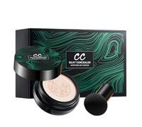 Cuscino d'Aria CC Crema Per Incarnato Impeccabile Con Idratazione E Coprenza A Lunga Durata, Applicazione Facile Con Applicatore, Non Sbiadisce E Rimane Fresco Tutto Il Giorno