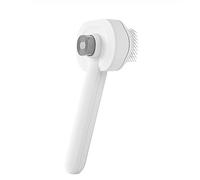 Cuscino d'aria per animali domestici, pettine autopulente per cani e gatti, design con un solo clic, confortevole 15 angoli in acciaio inox, aghi fini elastici a dente denso