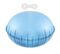 Cuscino d'aria per piscina, 110 cm, resistente, copertura invernale, supporto per piscine fuori terra, equalizzatore di ghiaccio, in PVC blu (cuscino)