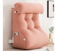 Cuscino decorativo a cuneo per la lettura cervicale e lombare, cuscino di supporto per lo schienale durante la lettura, il lavoro o ci si rilassa a letto, divano o reclinabile, comfort ideale per